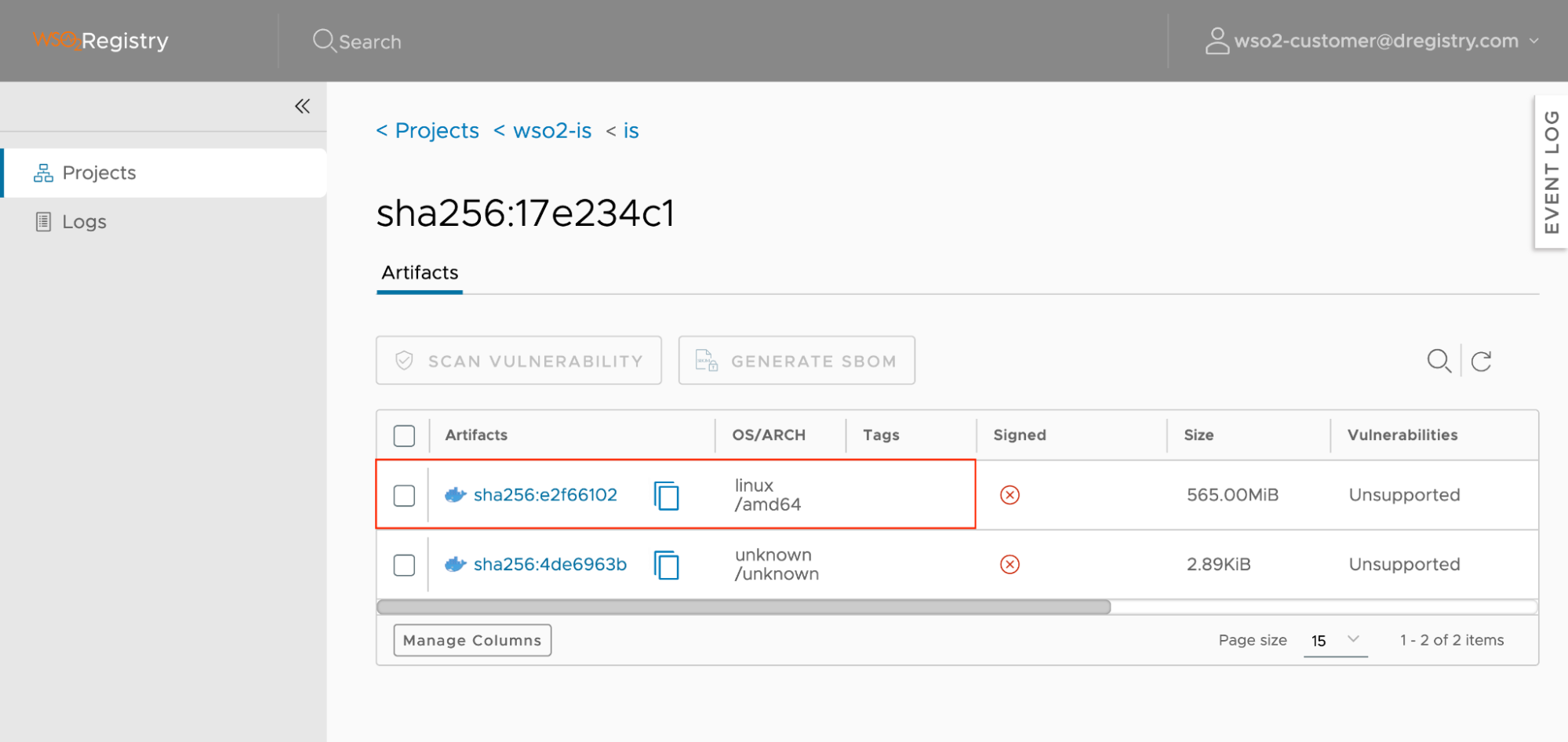 OS Architecture listing